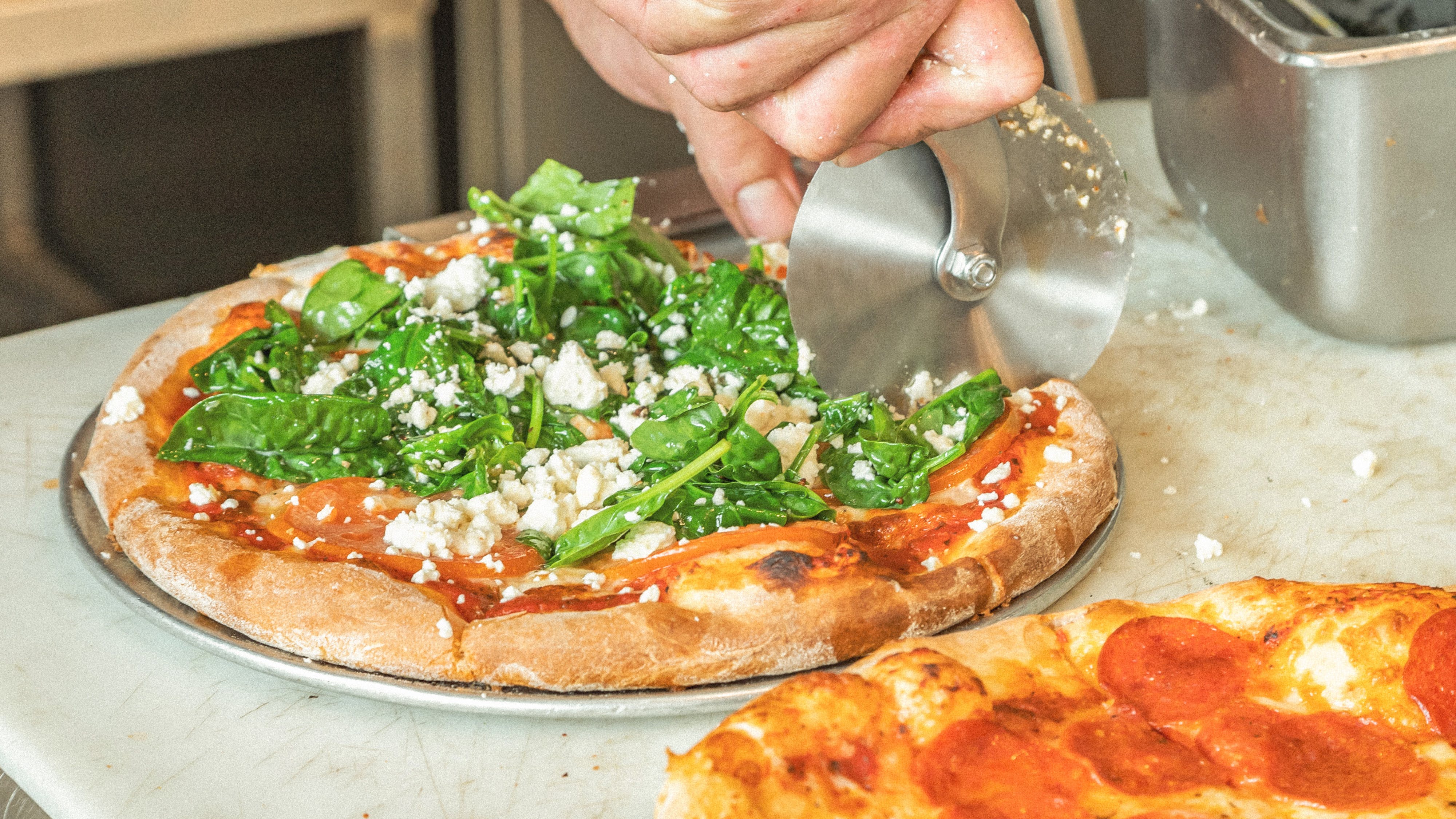Spinach Pizza