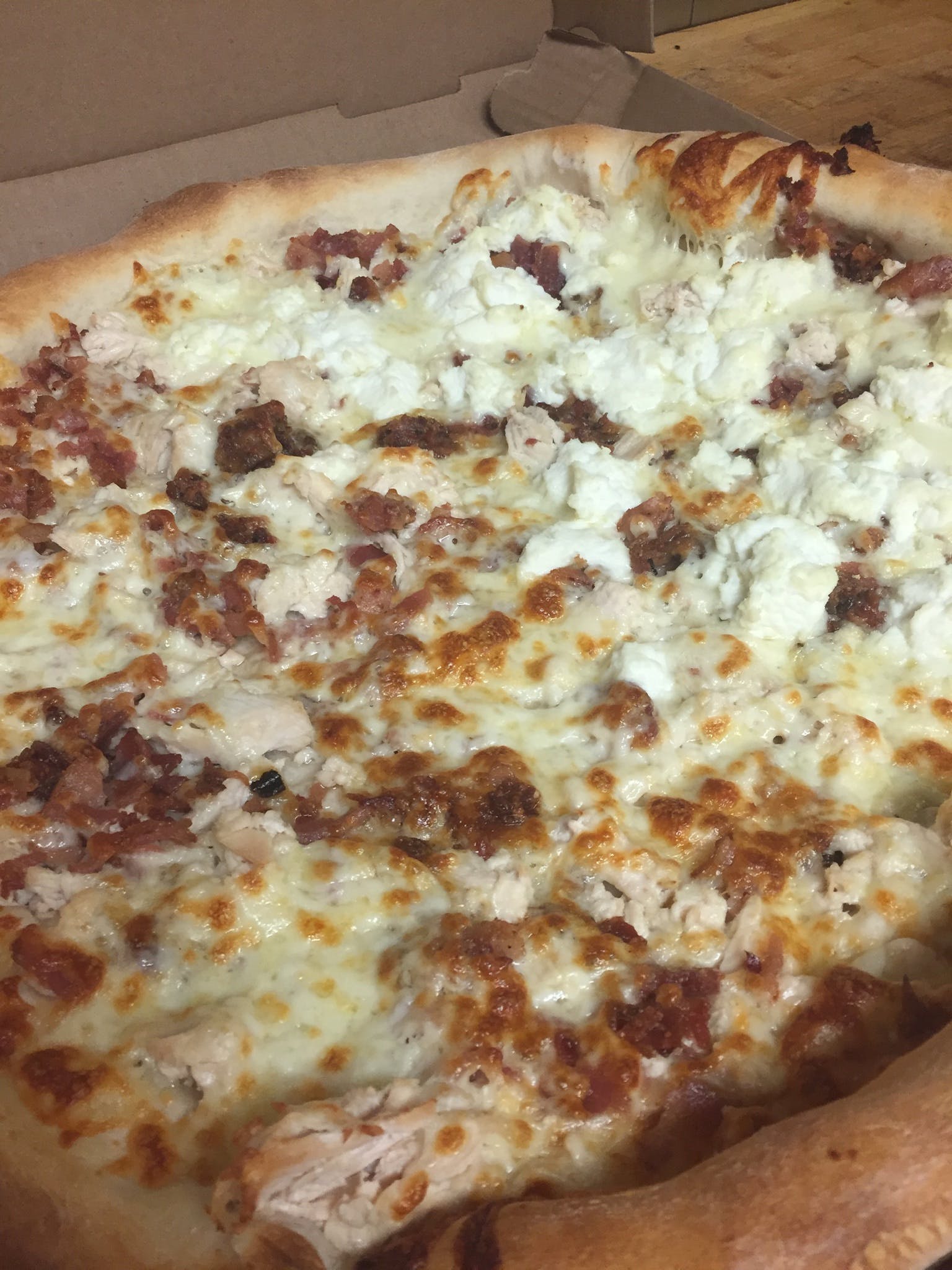Chicken Bacon Ranch Pizza
