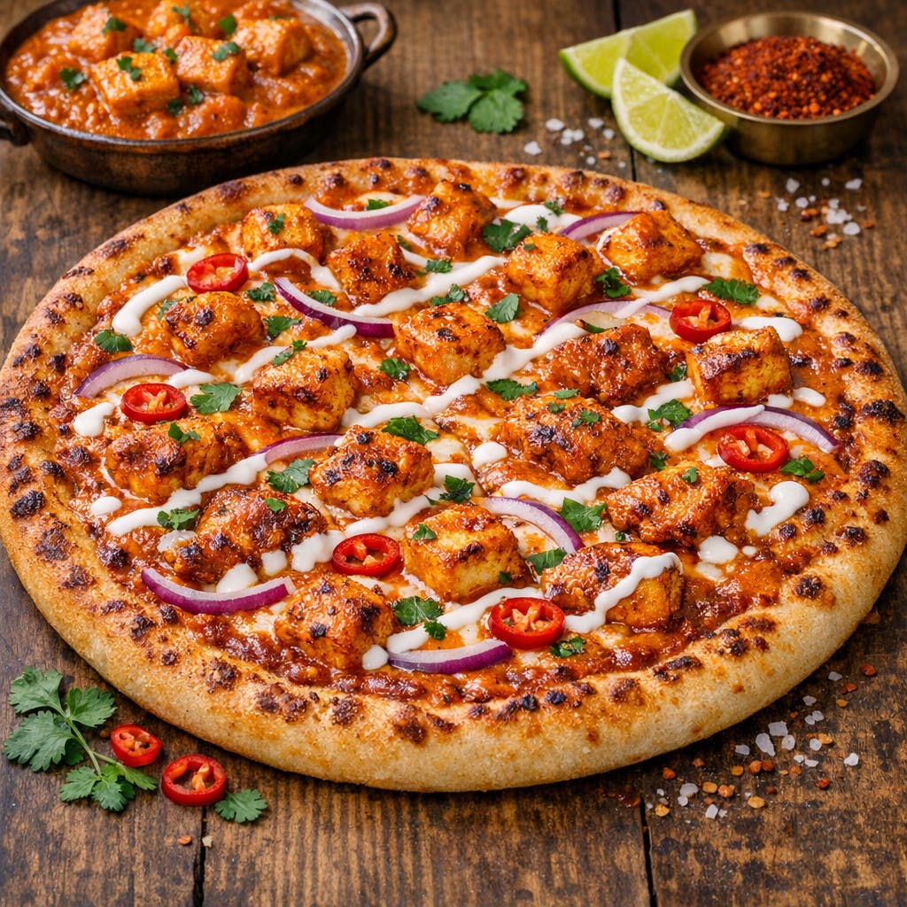 Butter Paneer Pizza (Veg)