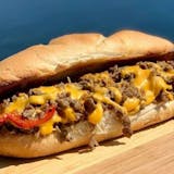 Beef Philly Cheesesteak Sub with ?