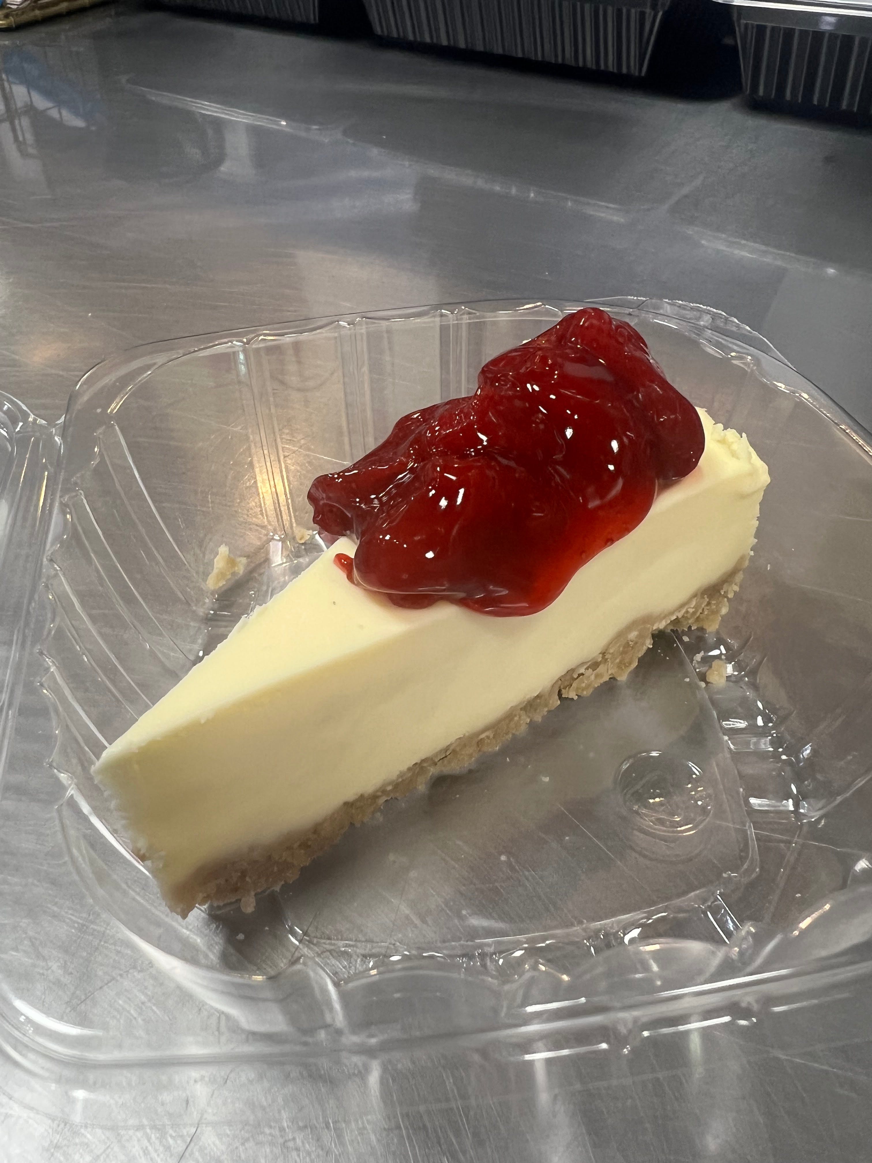 Cheesecake With Strawberry Sauce
