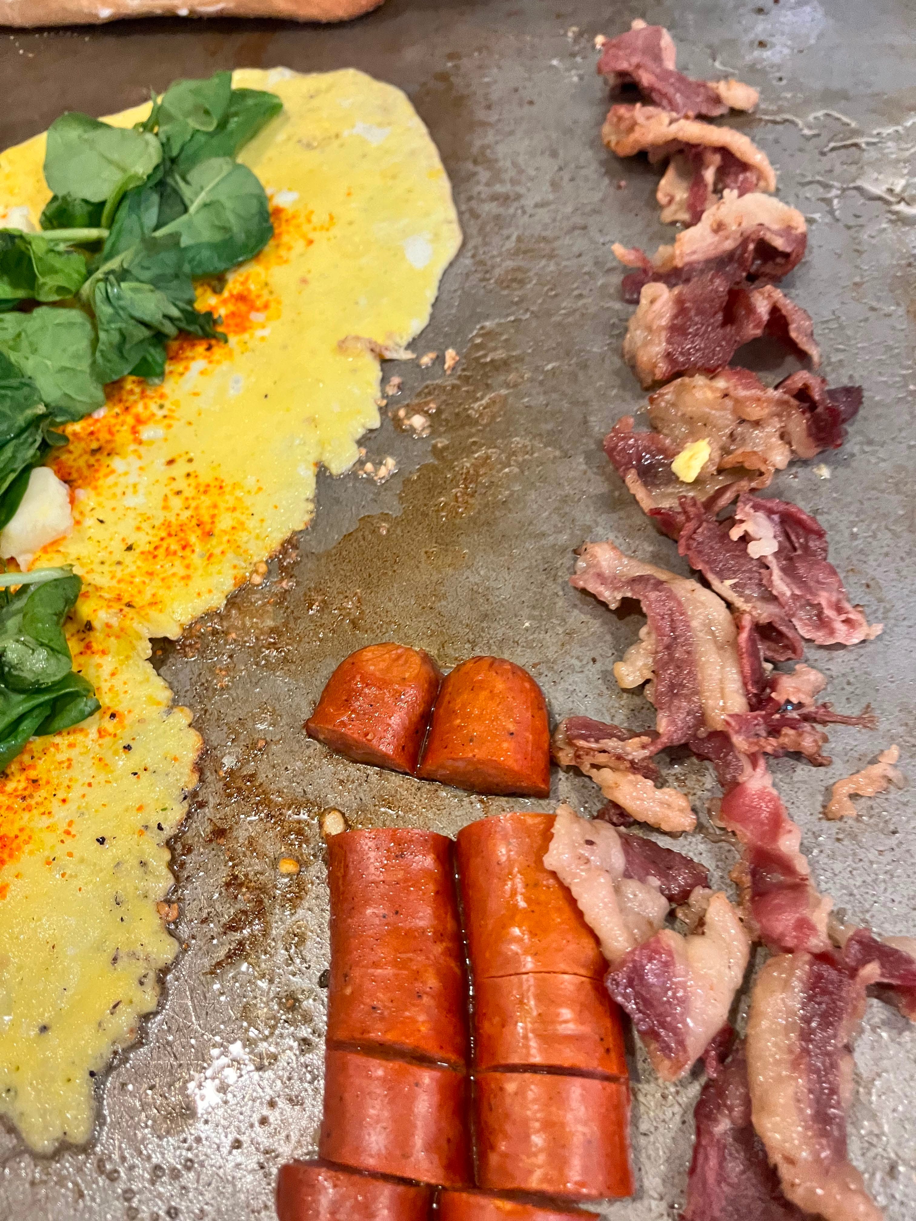 Eggs & Meat Breakfast (2 griddle items)