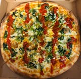 Broccoli Rabe & Hot Sausage Pizza