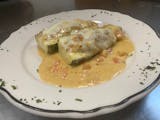 Crabmeat Stuffed Zucchini Boats Appetizer Special
