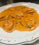 Homemade Heart Shaped Lobster Ravioli