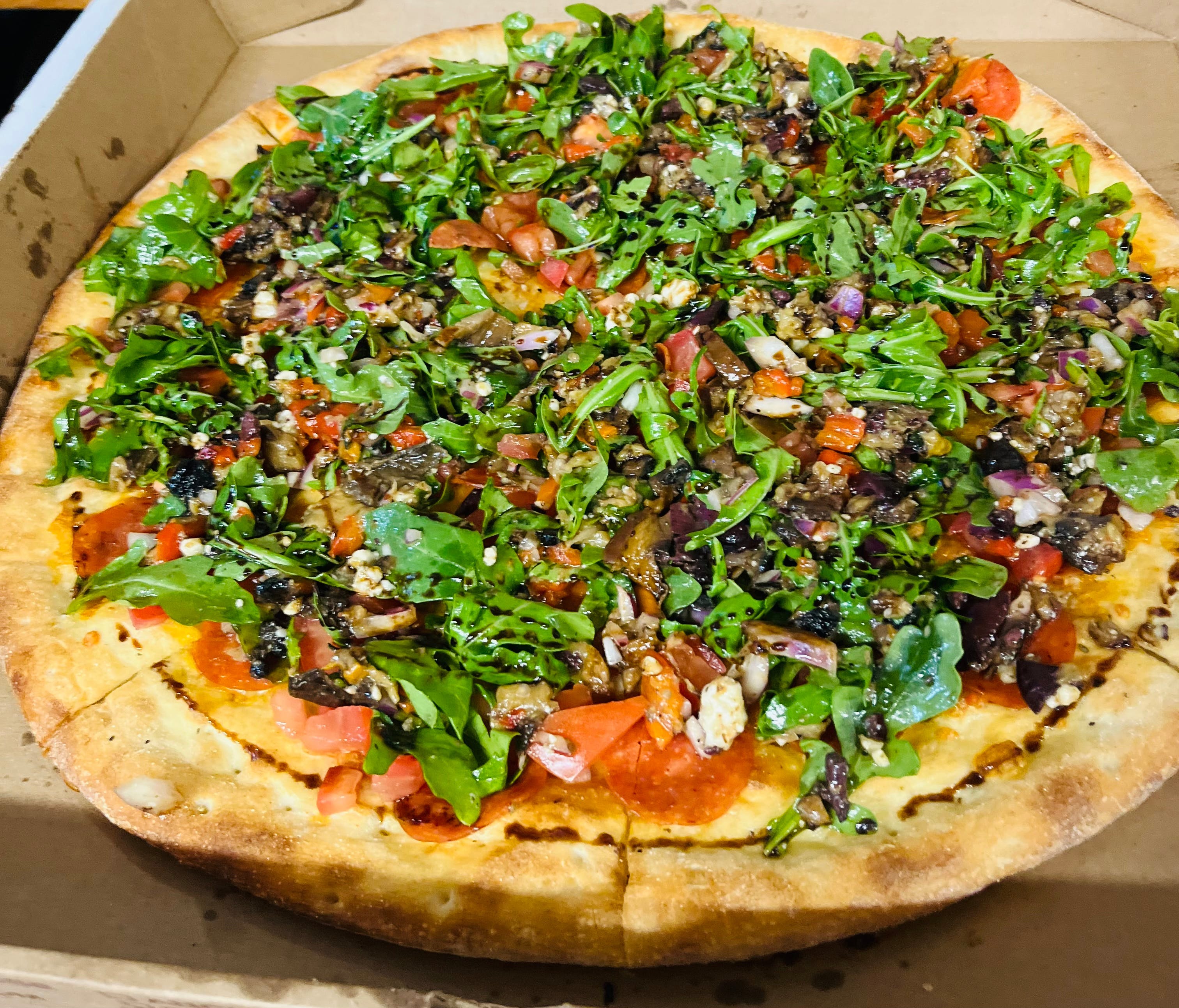 Arugula Salad Pizza
