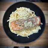 Amaretto Salmon Alfredo Pasta