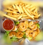 Grilled Shrimp with Fries