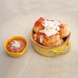 Garlic Knots with Melted Cheese & Marinara