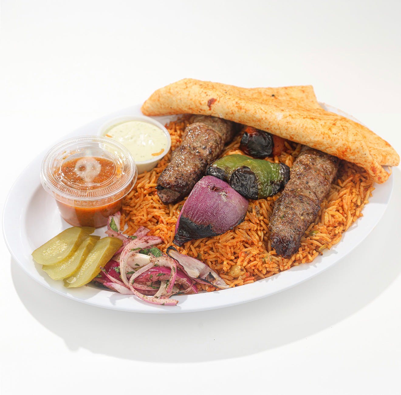Kufta Kabob Platter