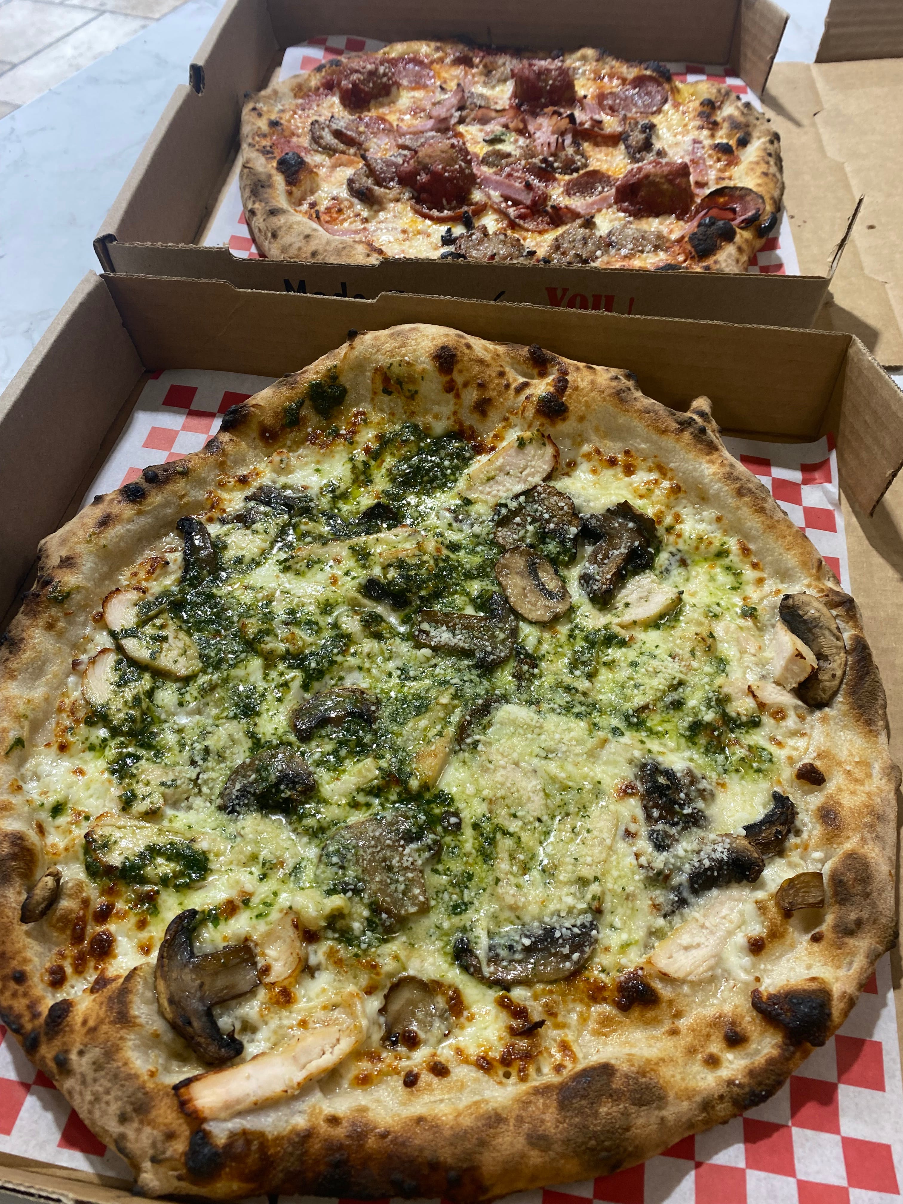 Chicken Pesto Pizza