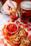 Hot Honey Pepperoni Rolls