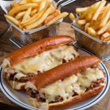 2 Cheesesteaks and 2 Small Fries