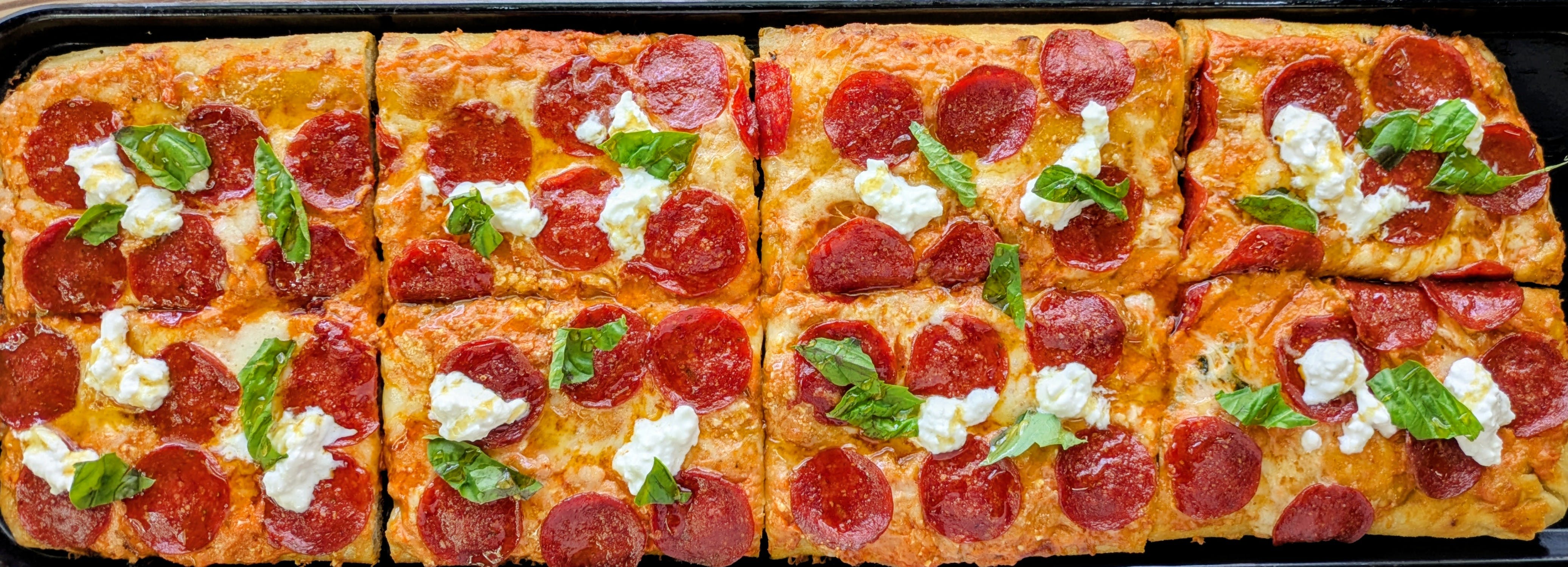 Hot Honey Beef Pepperoni Pizza