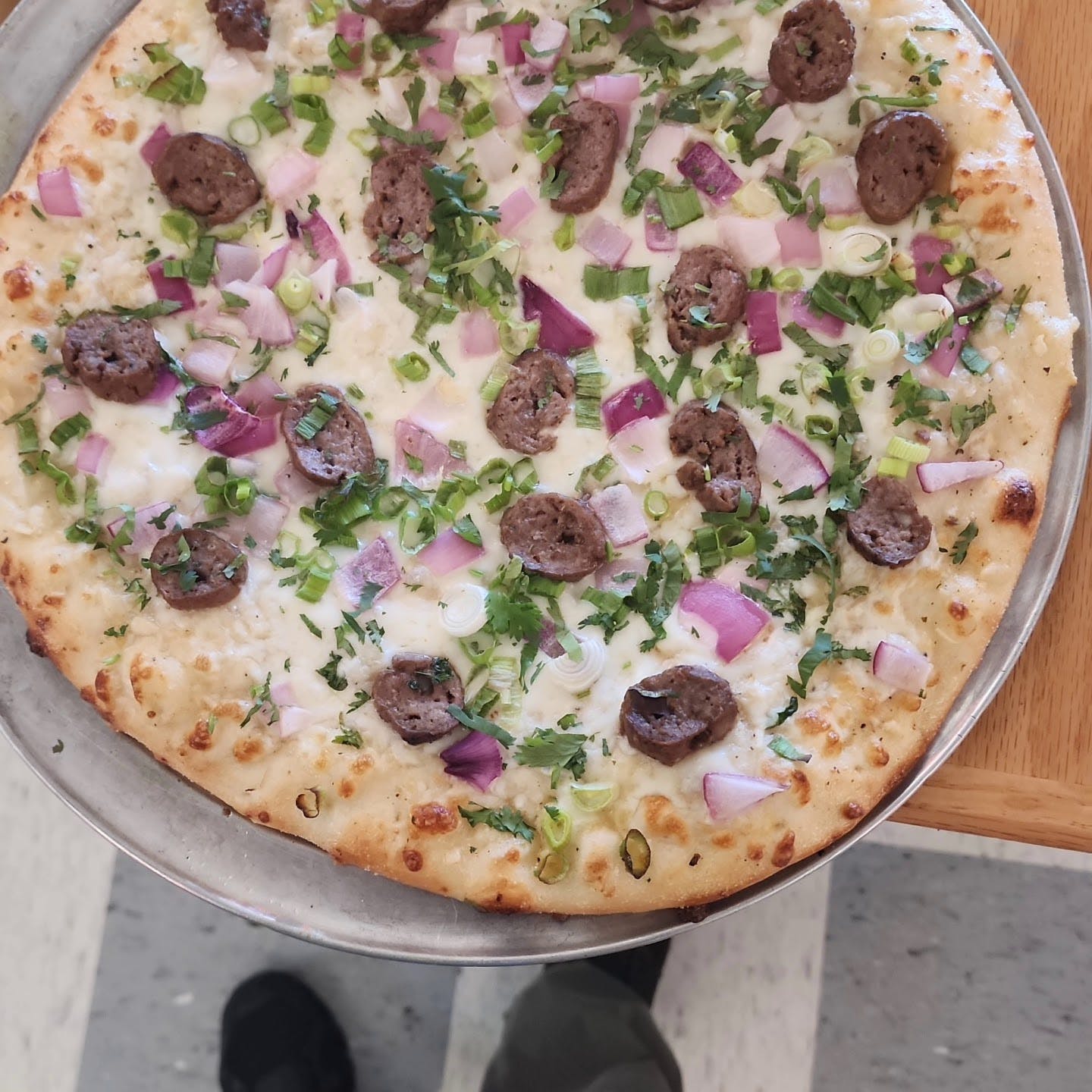 Lamb Kabab Pizza