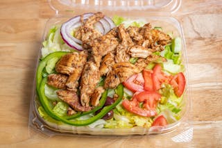 Chicken Kabob Garden Salad