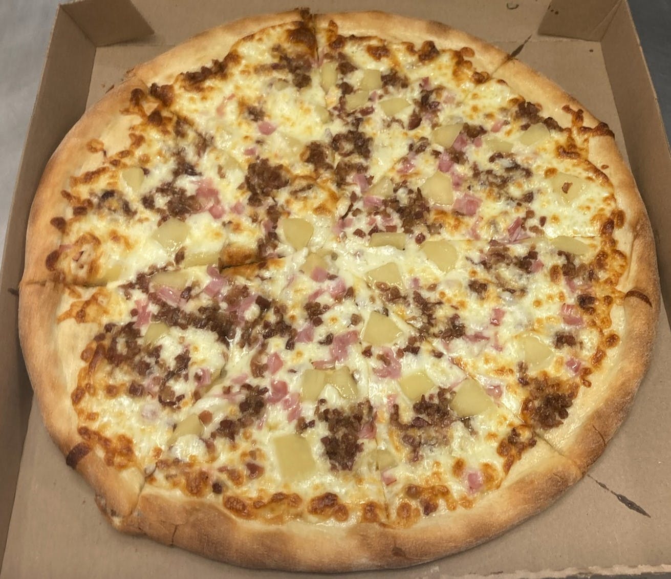 Hawaiian Pizza (White)