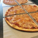 Thin New York Style Cheese Pizza Slice