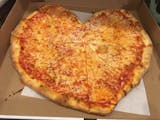Heart Shape Cheese Pizza Special