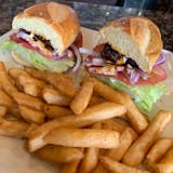 Cheeseburger & Fries Special & House Salad