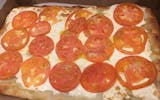 Fresh Mozzarella Tomato Pizza Round or Square Option