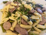 Cavatelli with Sweet & Spicy Sausage & Broccoli Rabe , Served with Salad and Bread