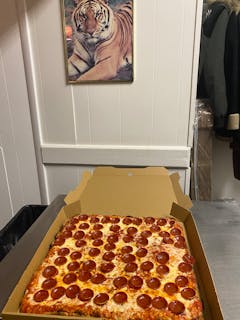 Sicilian Pepperoni Pizza