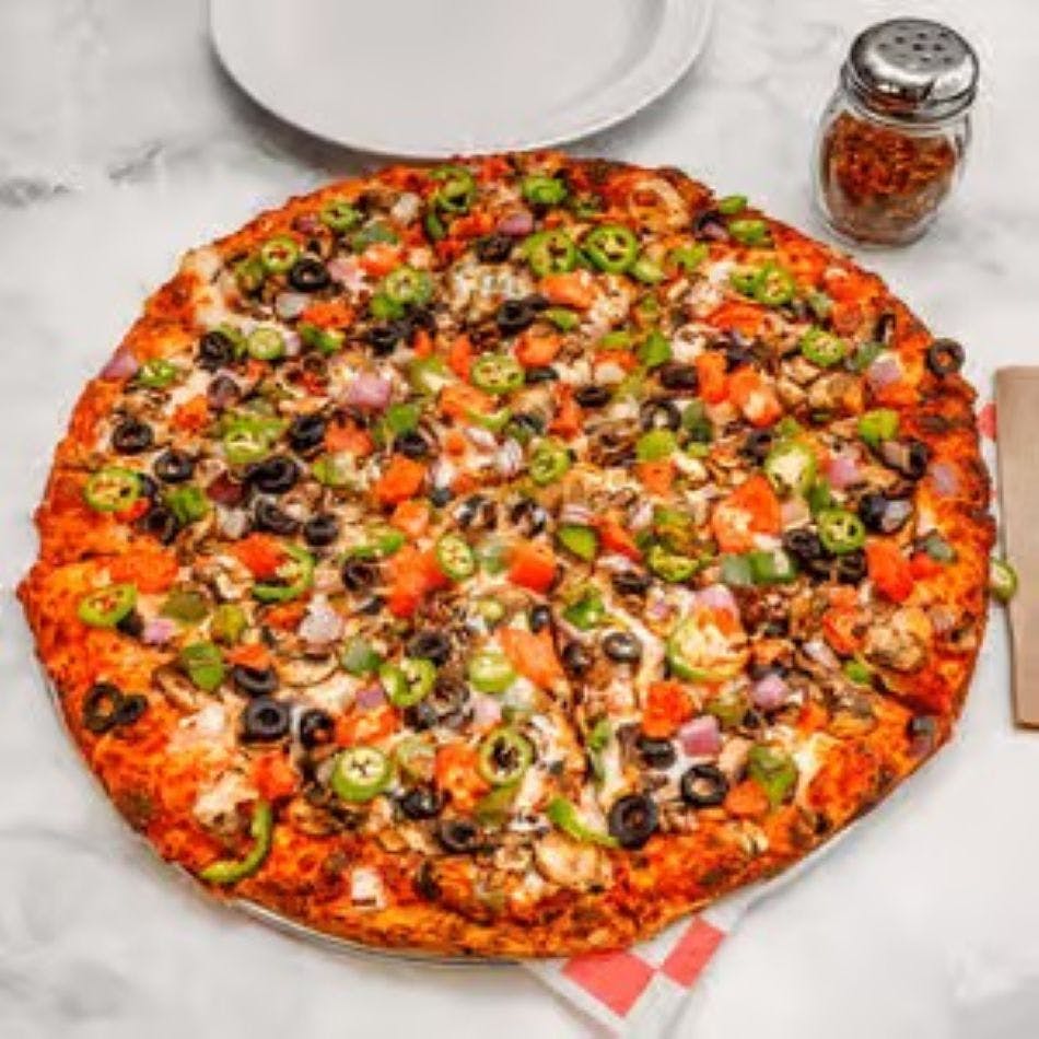 Spicy Garden Delight Pizza