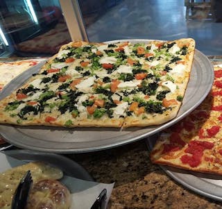 Plain Sicilian Pizza with Veggie