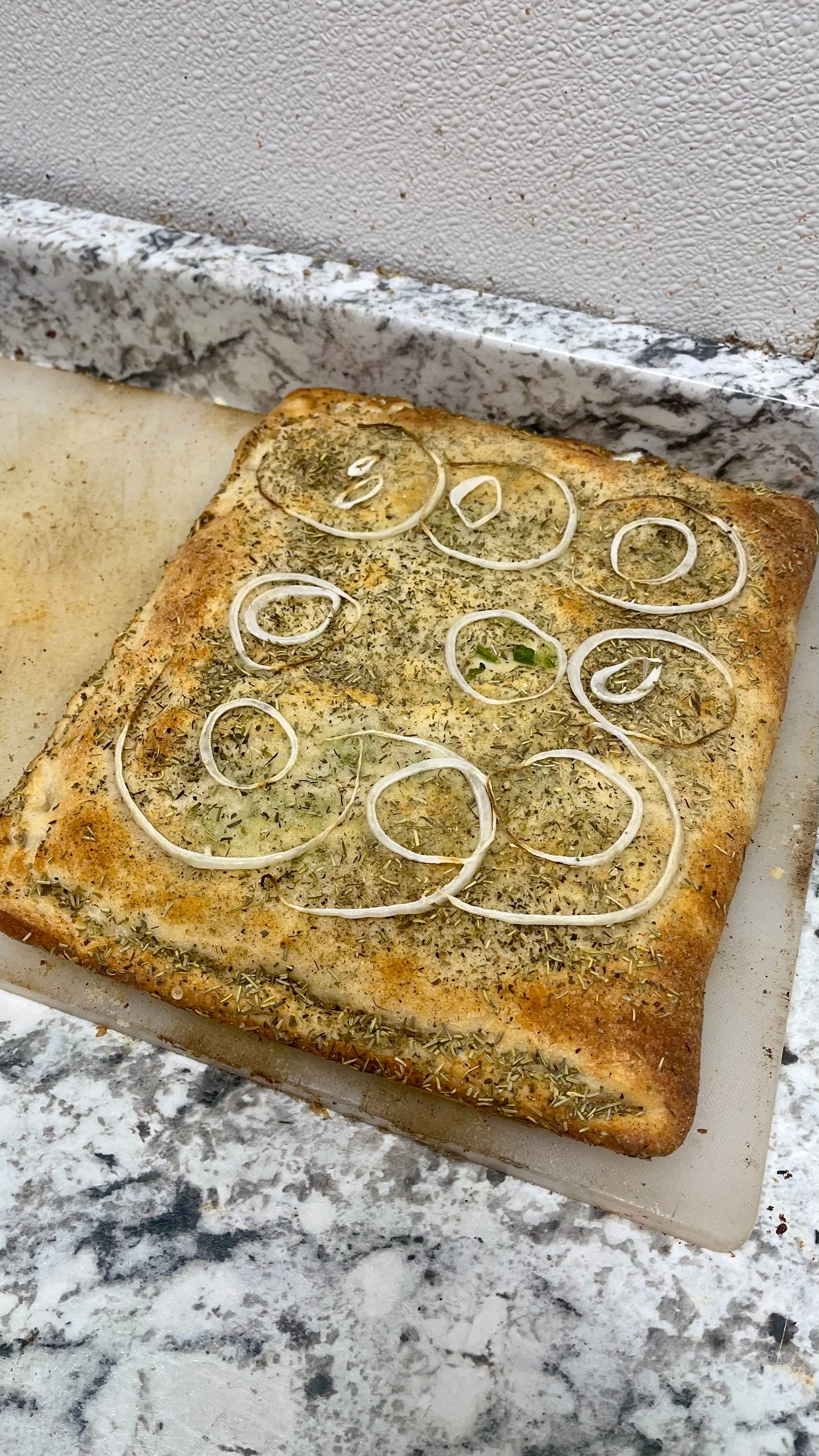 Double Crust White Pizza