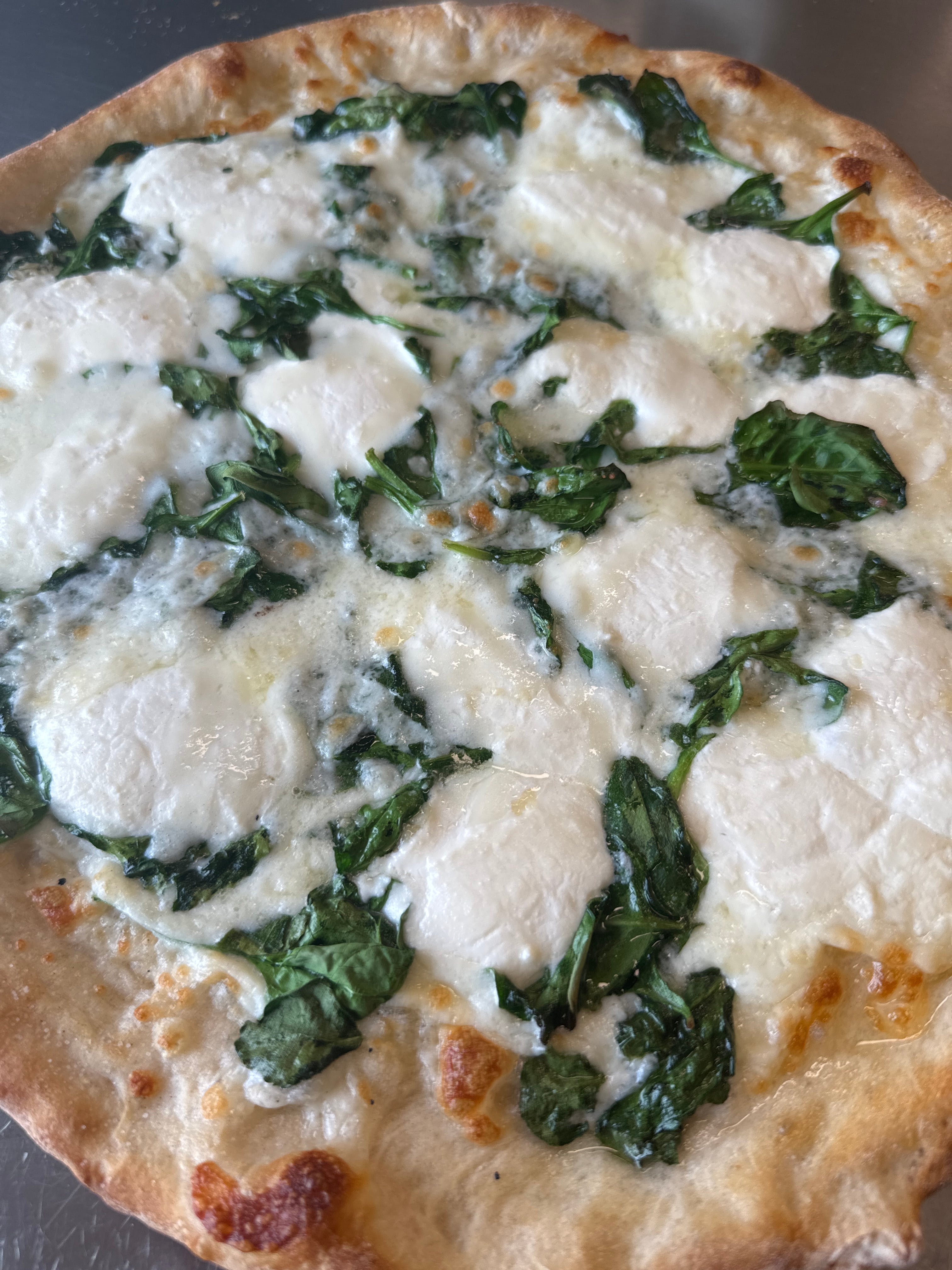 Spinach & Ricotta Cheese Pizza