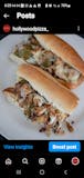 Chicken Cheesesteak Sandwich with the Work's