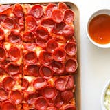 Pepperoni Hot Honey Roman Style Pan Pizza (NEW)