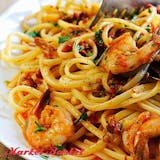 Pasta with Shrimp Marinara Sauce
