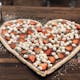 Large Nutella Heart Pizza Valentine's Day Special