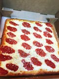 Traditional Sicilian Thick Crust Cheese Pizza