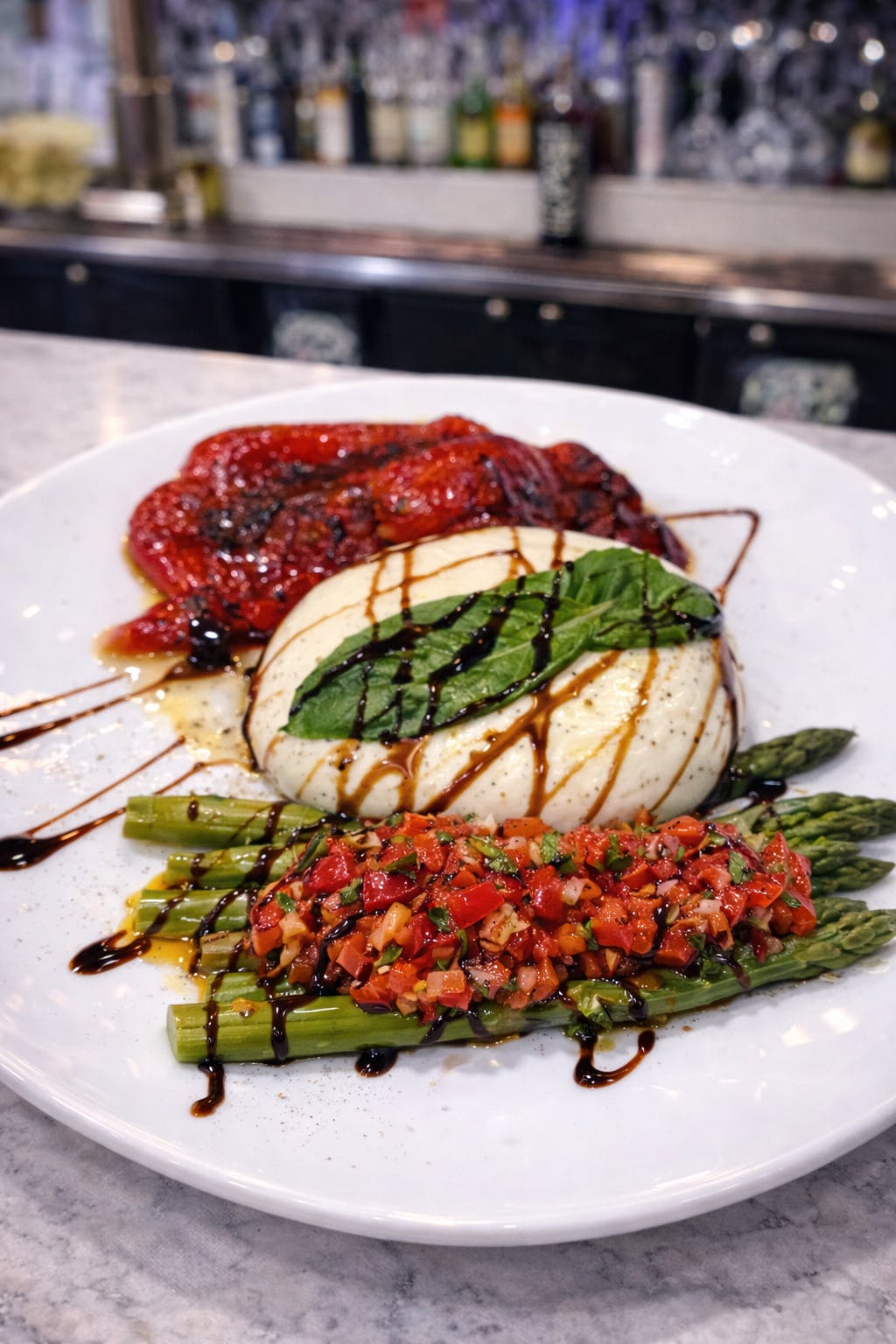 Fresh Mozzarella & Roasted Peppers