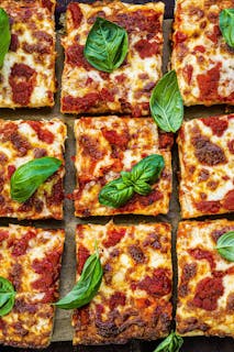 Grandma's Thin Crust Sicilian Cheese Pizza