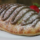 Nutella Calzone with Sliced Almonds