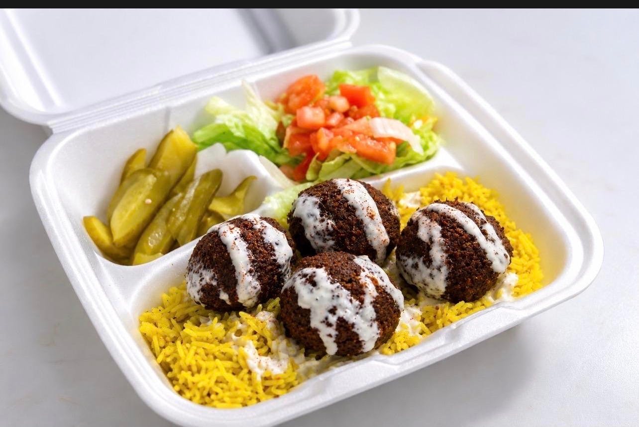 Falafel Over Rice