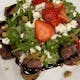 Strawberry & Walnut Encrusted Goat Cheese Salad Lunch