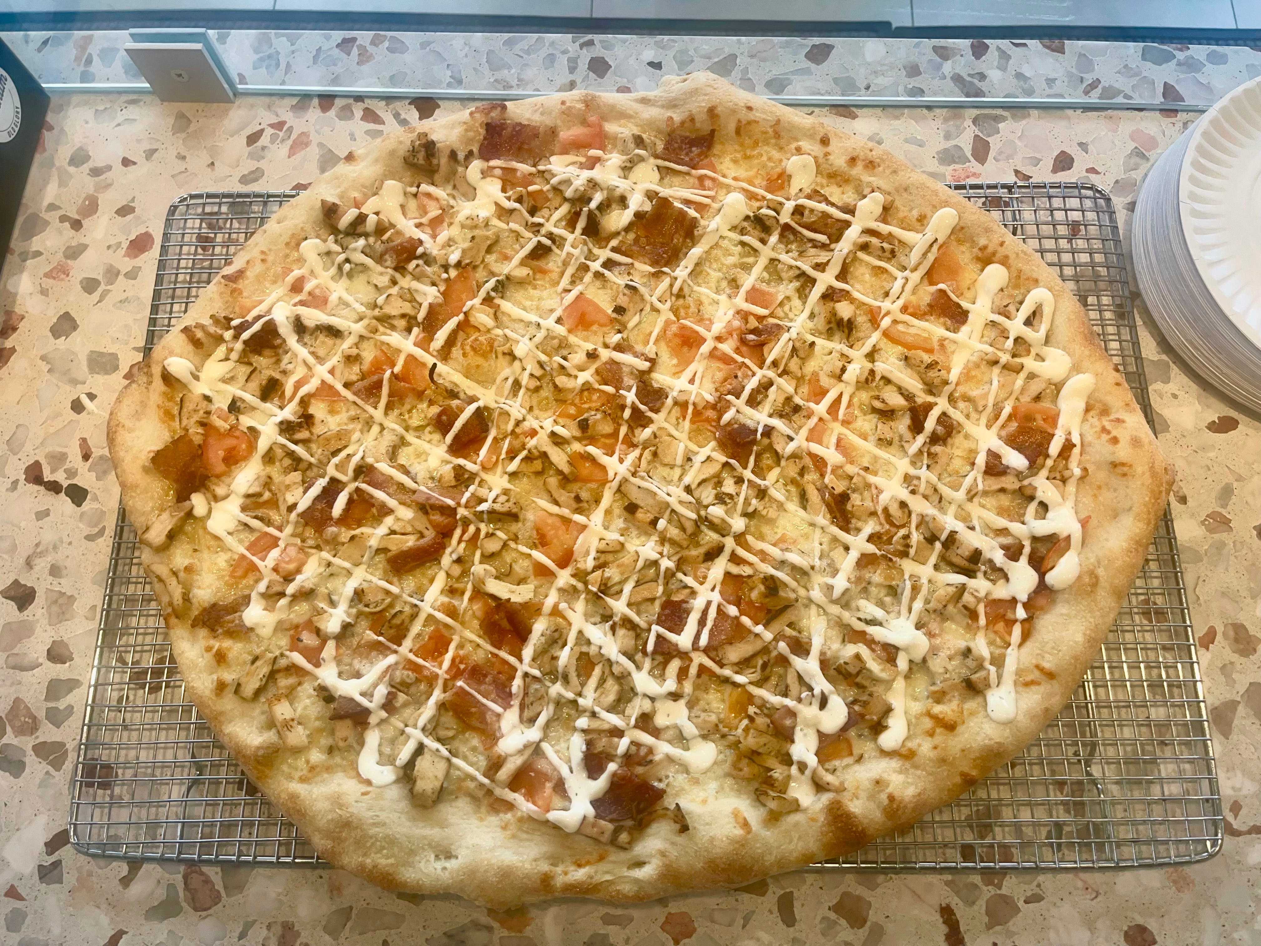 Chicken Bacon Ranch Pizza