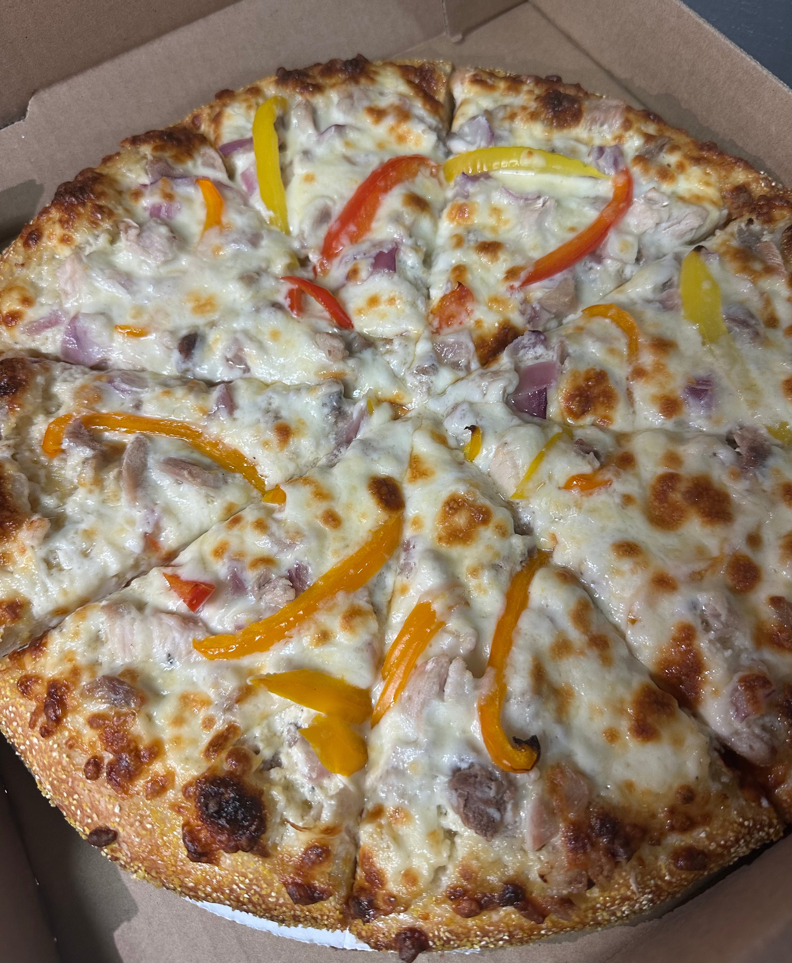 Bleu Cheese Chicken Pizza