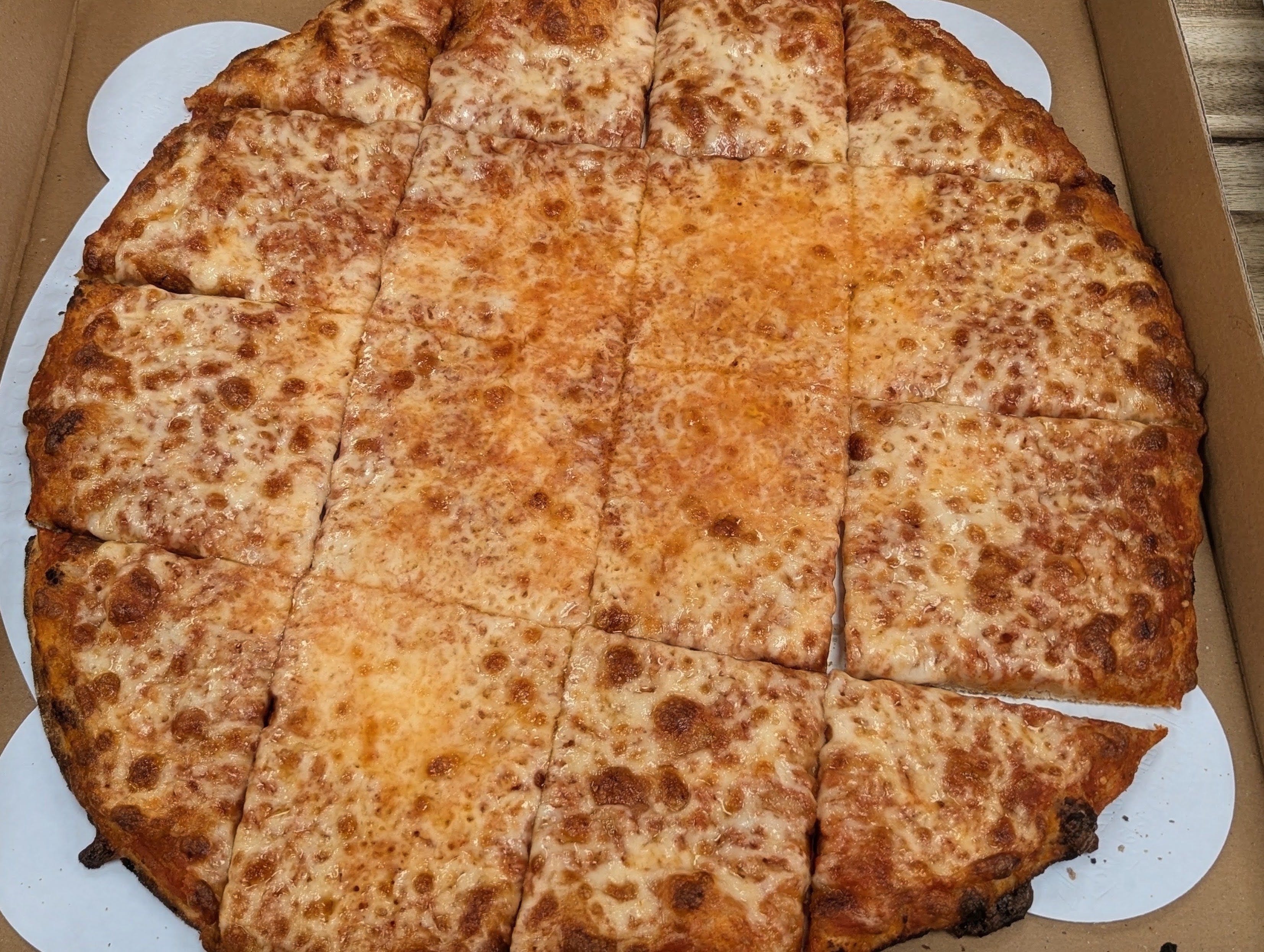 Tavern Style Plain Cheese Pizza
