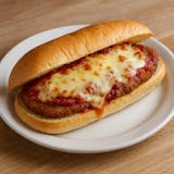 Veal parmigiana sub