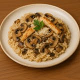 Risotto pollo al funghi