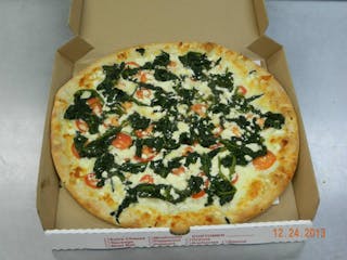 Spinach White Pizza