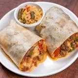 Philly Cheesesteak Wrap Burrito