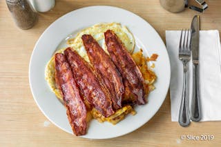Bacon & 2 Eggs Sandwich Breakfast