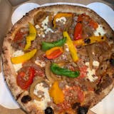Sausage, Onions & Peppers Pizza